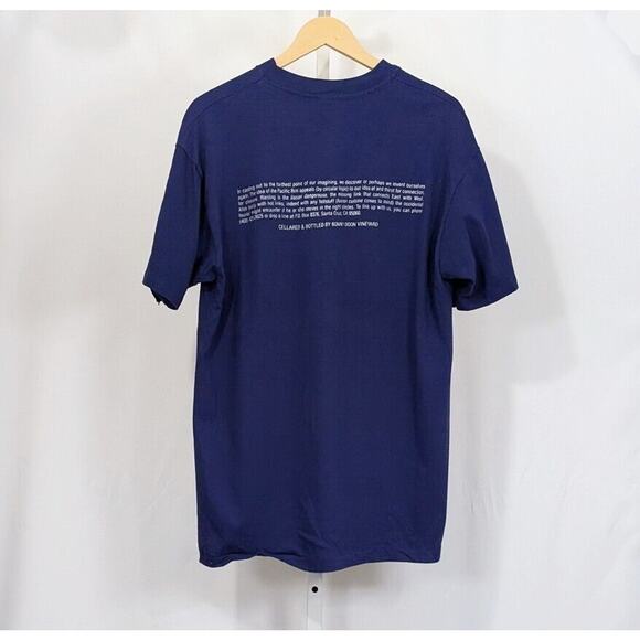 Vintage 90s Shirt Pacific Rim Bonny Door Vineyard 1992 Wine Single Stitch - Picture 4 of 7